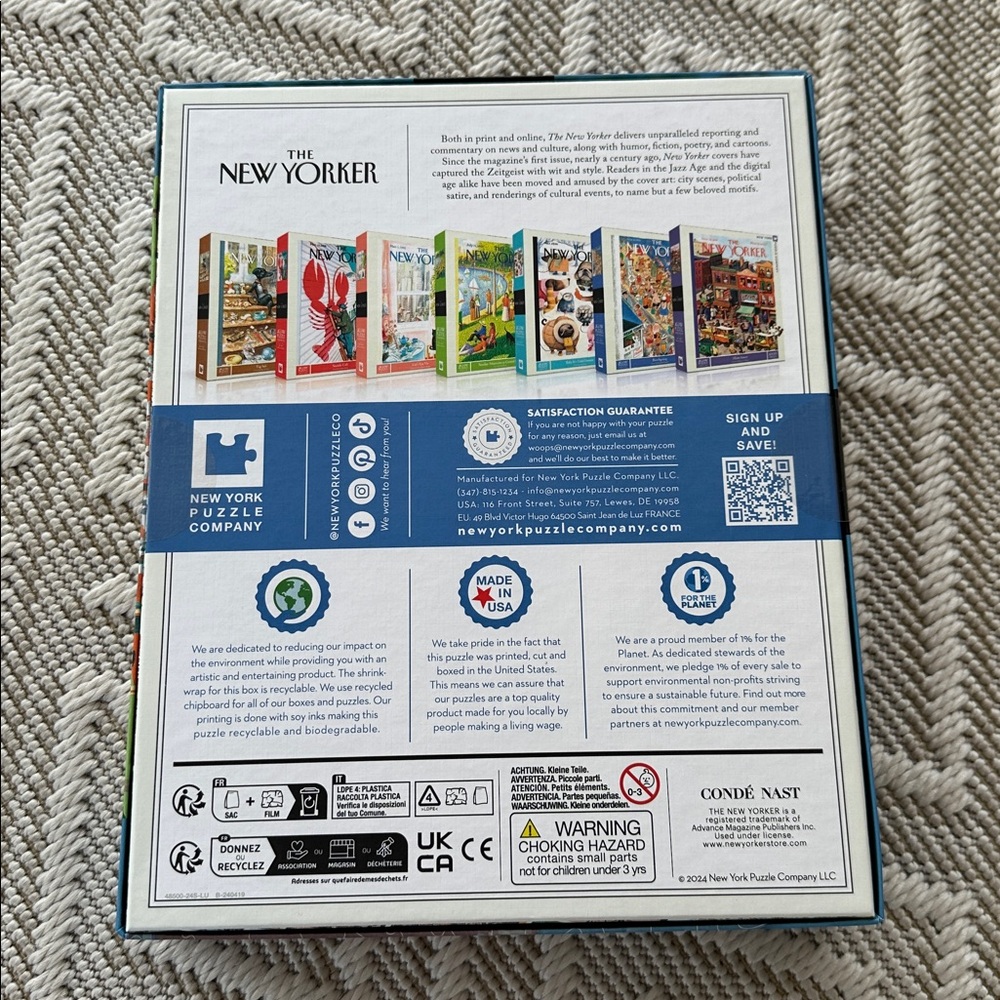 New York Puzzle Company- Down The Hatch 1000 Piece Puzzle - Picture 3 of 3